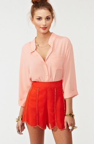 nastygal tangerine