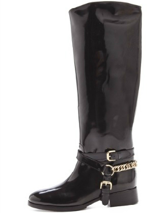 2. Alexander McQueen Chain Riding Boots